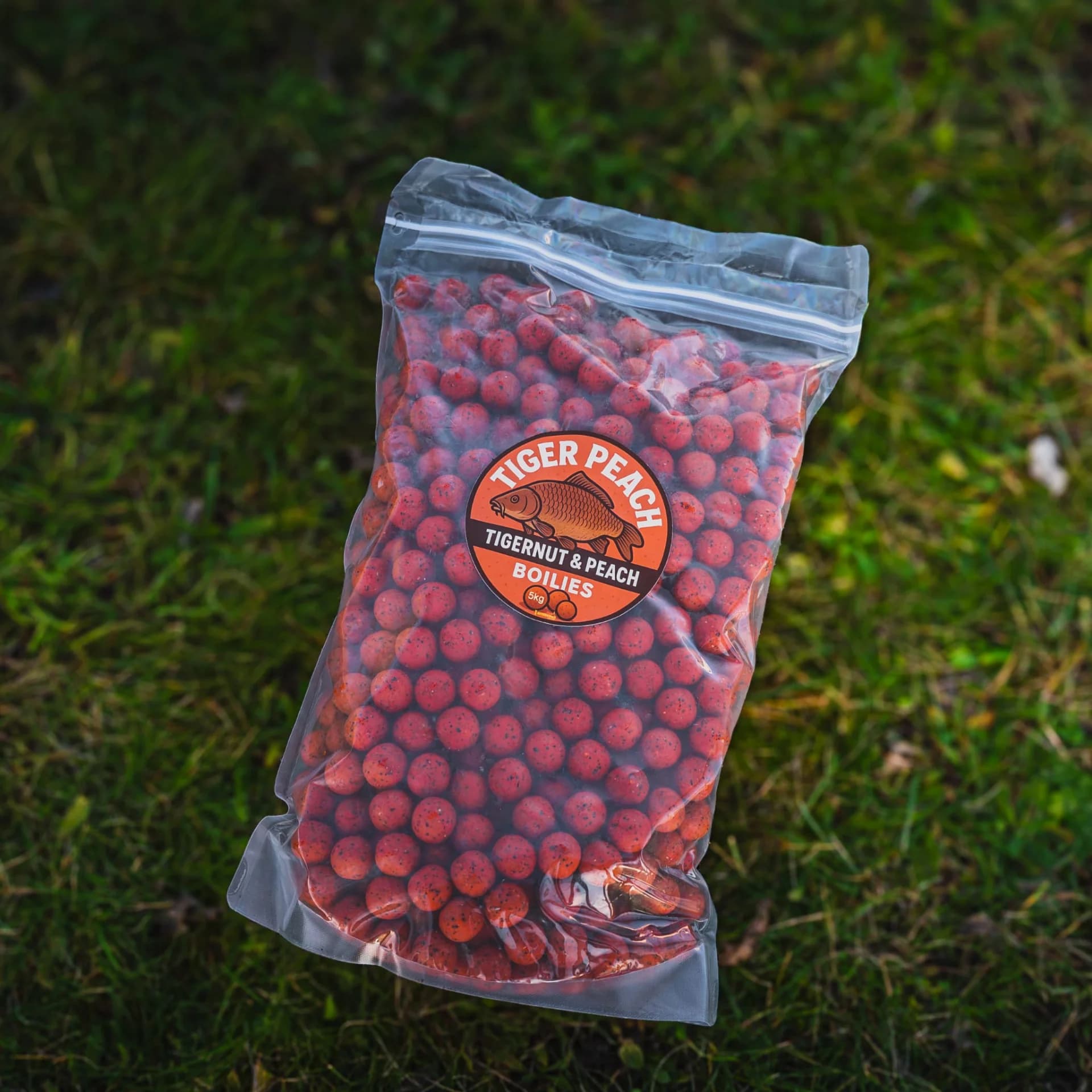 Tiger Peach Boilies - 20mm