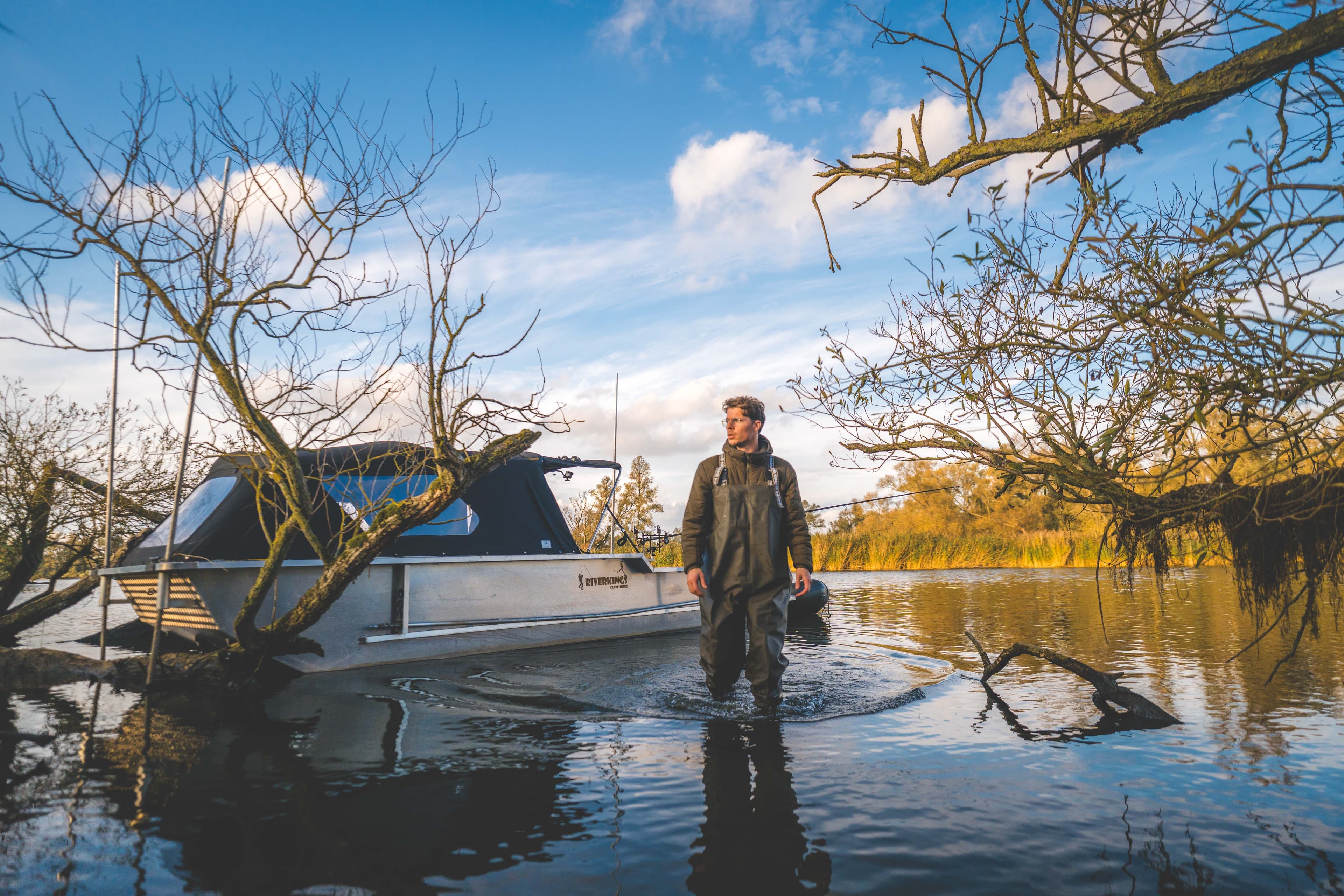 Karperboot-verhuur op groot water