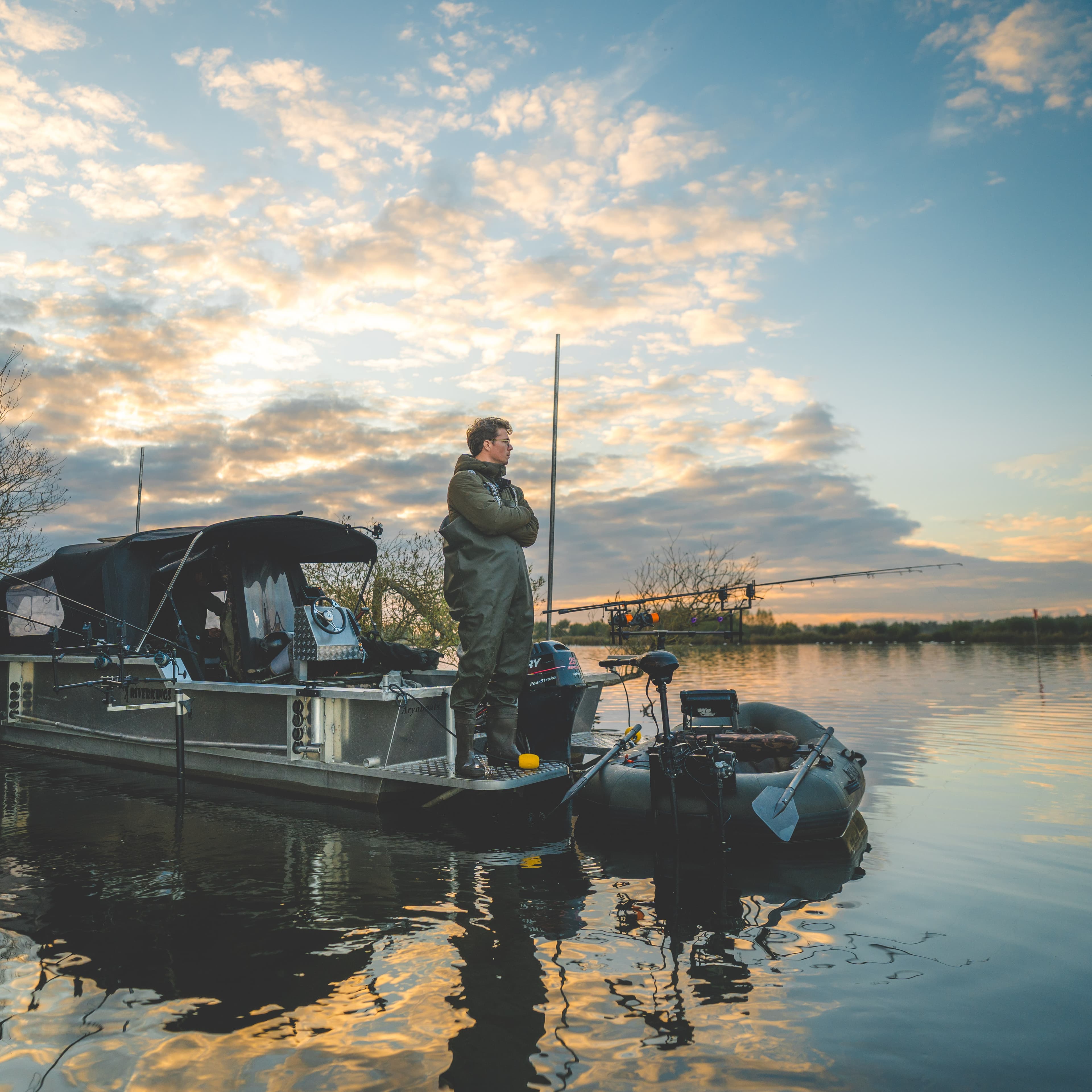 Karperboot-verhuur op groot water